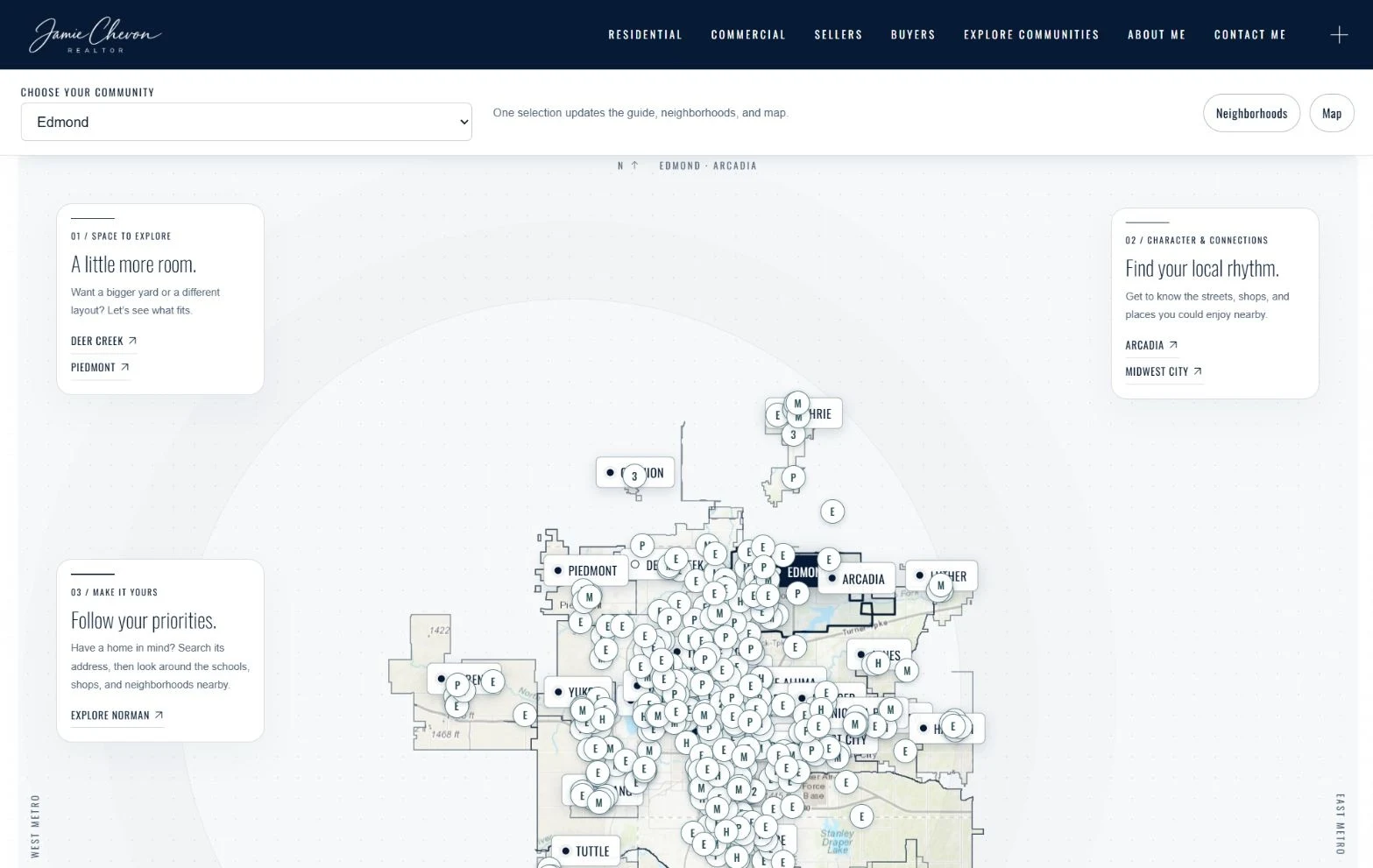 Actual map interface: Add a layer that matters.